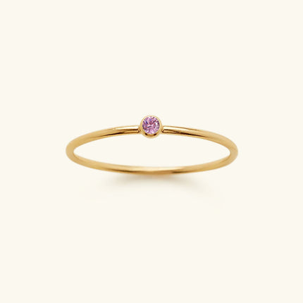 Celestia Birthstone Ring - A Touch of Celestial Elegance