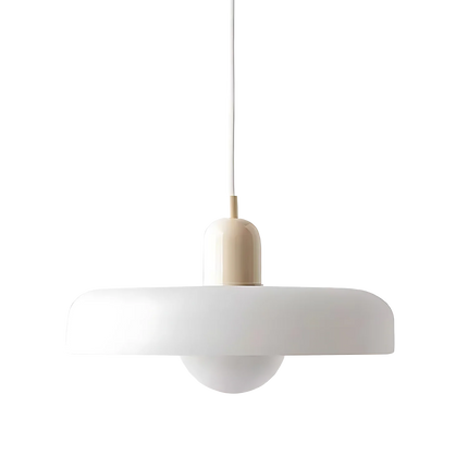Celeste Élégance - Stijlvolle Hanglamp van Metaal & Glas
