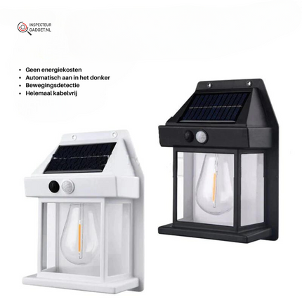 LED Solar Wandspots Deluxe - Creëer de perfecte sfeer in jouw tuin!
