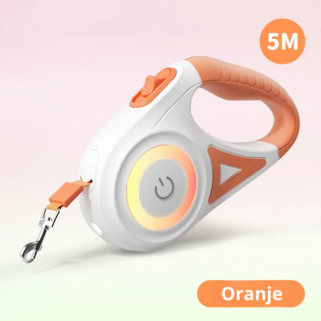 SafeWalk Leash – Verlichte Hondriem voor Veilig Wandelen
