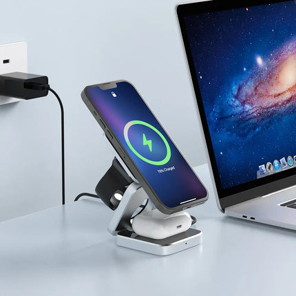 Infinite Power - 3-in-1 Draadloze Oplader voor Smartphones