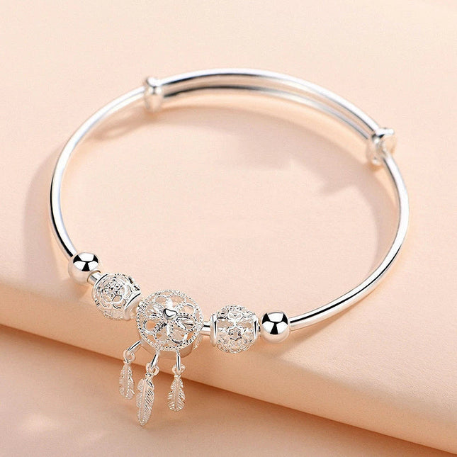 Verstelbare 925 Zilveren Droomvanger Armband - Lisa's Betovering