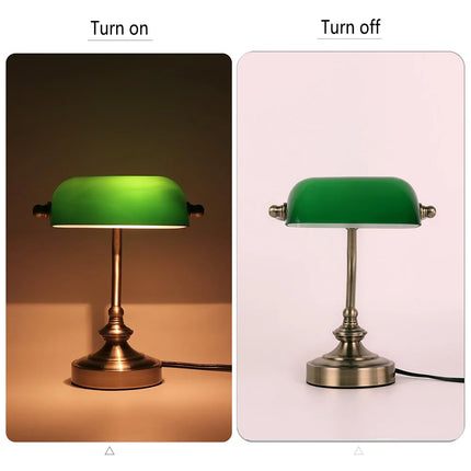 Retro Mini Bureau Lamp NostalGlow – Compacte Elegantie