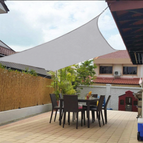 Grijs / 2x5m - Rechthoek / Zonder Montageset