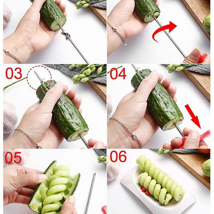 SpiralMaster Cutter – Speelse Groentesnijder voor Creatief Koken