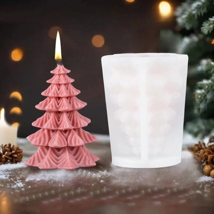 Stijlvolle 3D Kaarsen Mal – Creëer Unieke Feestdecoraties