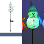 Blauwe sneeuwman
