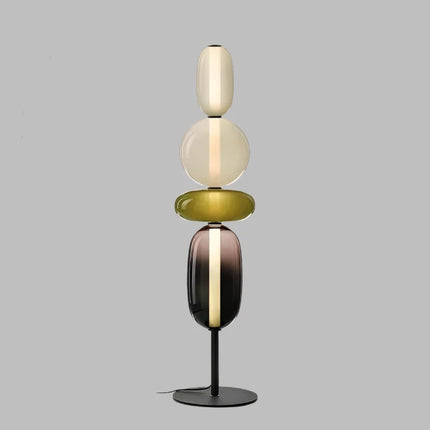 ChromaLuxe - Designer Vloerlamp met Kleuraccenten voor een Sprankelende Sfeer