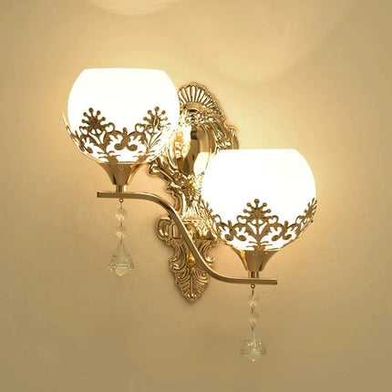 LuxeGlow - Gouden LED Wandlamp voor Sfeervolle Verlichting
