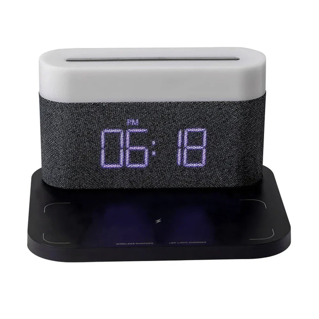 SmartCharge - Multifunctioneel Oplaadstation met Alarm en Nachtlampje