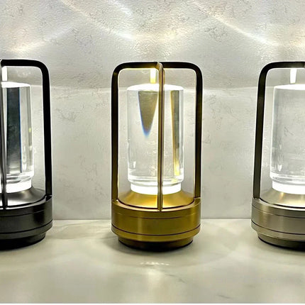 Oplaadbare Draadloze LuxeGlow Tafellamp - Elegante Draadloze Lamp voor Elke Stemming