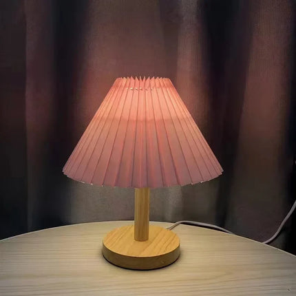 Opvouwbare Pleat Tafellamp - Stijlvolle Opvouwbare LED Tafellamp voor Uniek Interieurdesign
