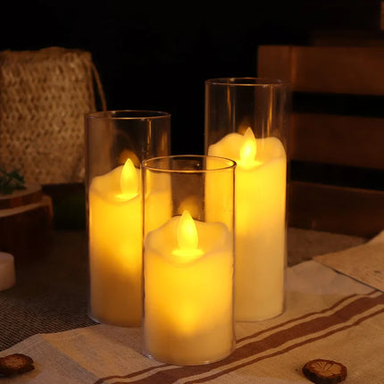 Auraflame - Elegante Vlamloze LED Kaarsen Set van 6