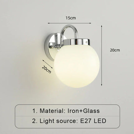 ModernWall - Scandinavische LED Wandlamp met Glas