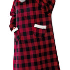 Rood Zwart Ruit / 120cm