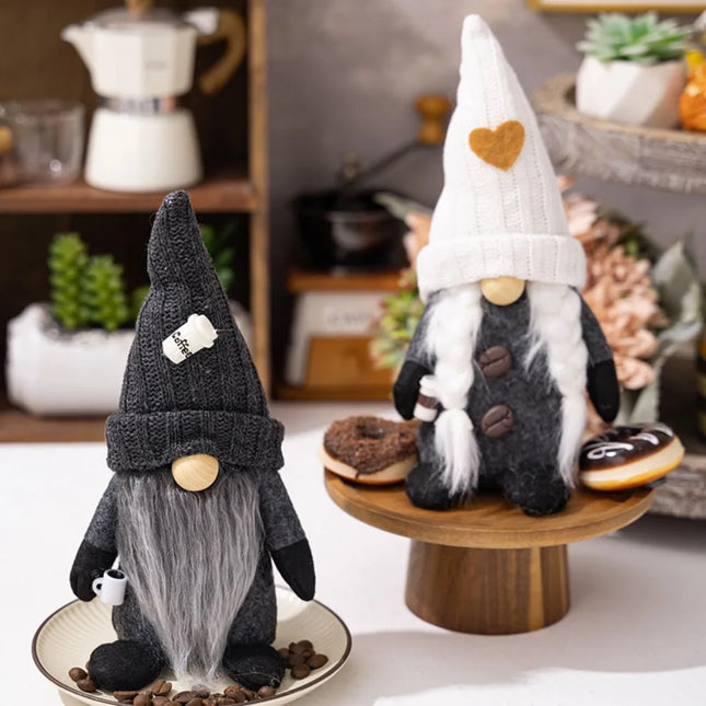 Scandinavische Koffie Kabouterpoppen – Sfeervolle Decoratie