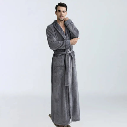 CozyNuit Badjas - Luxe Koraalfleece Badjas voor Elegante Comfort