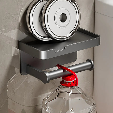 LuxeHold – Stijlvolle Multifunctionele Toiletrolhouder