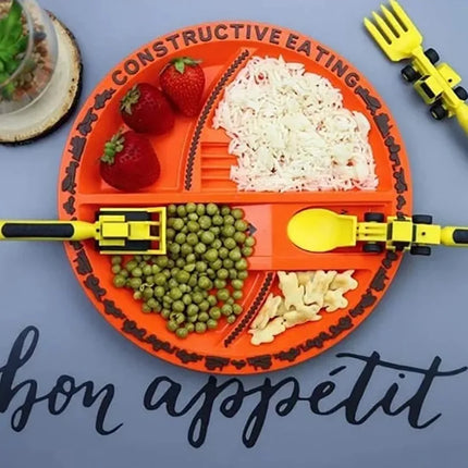 ConstructoFork - Stoere Kinderbestek Set voor Bouwen