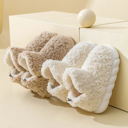 VelvetLuxe Slippers - Luxe Comfort voor Koude Dagen