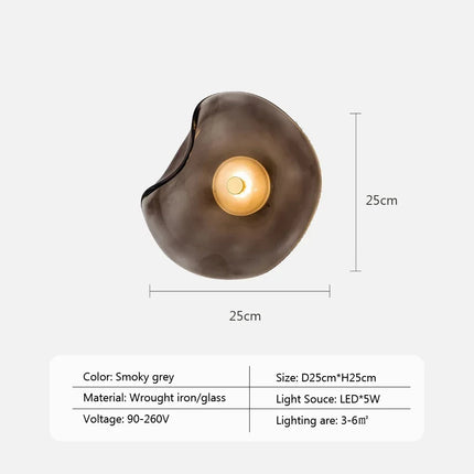 GlasLume - Moderne LED Wandlamp voor Slaapkamer