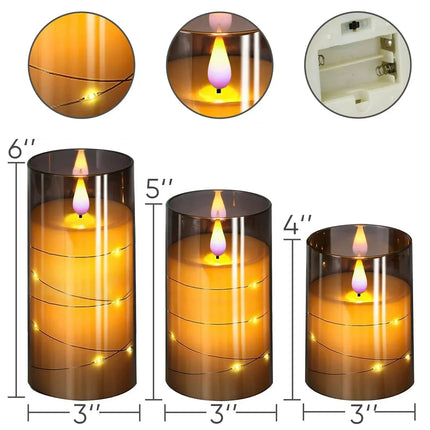 Flameflex LED Kaarsen - Set van 3