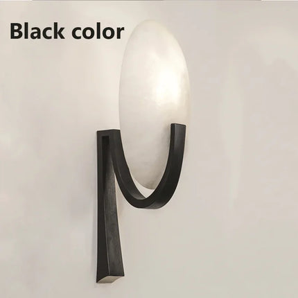 NordicLuxe – Stijlvolle Koperen Marmeren Wandlamp