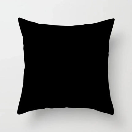 Aurum Kussenhoes - Moderne Zwart-Wit Kussenhoes met Abstracte Kunstprint