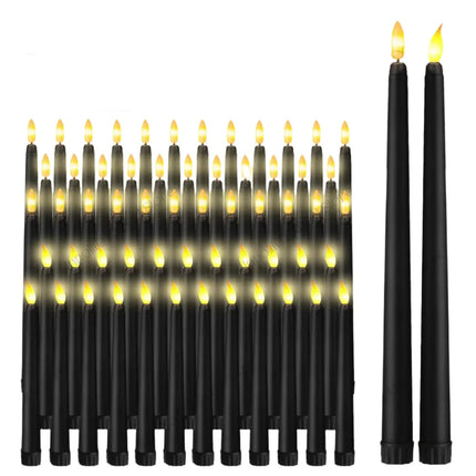 Shadowglow – Elegante Zwarte LED Kaarsen voor Magische Sfeer