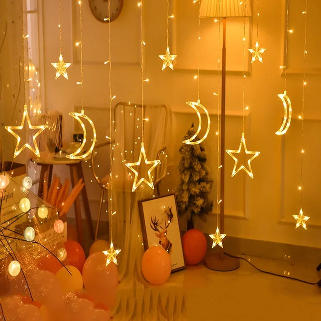 LumieresFestives String - Betoverende Sterren en Manen Slinger