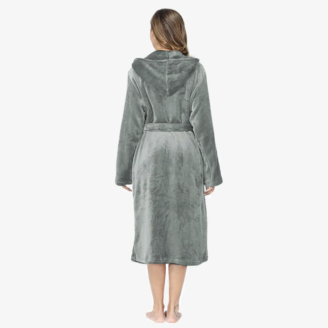 ChicComfort Hoodie Dress - Luxe Fleece Jurk voor Elke Gelegenheid