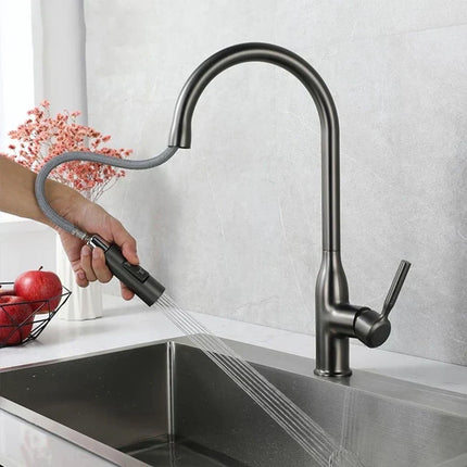 AquaStream Luxe – Verstelbare Keukenkraan met Handdouche