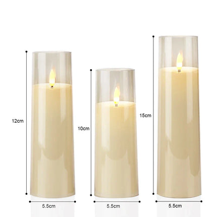 Oplaadbare CandleGlow – Elegante LED Kaarsenset met Afstandsbediening