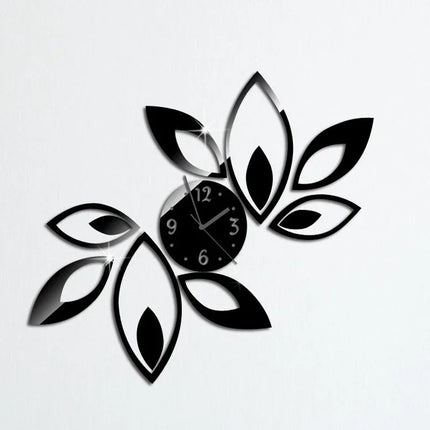 DecoTime Clock - Stijlvolle 3D Acryl Muurklok