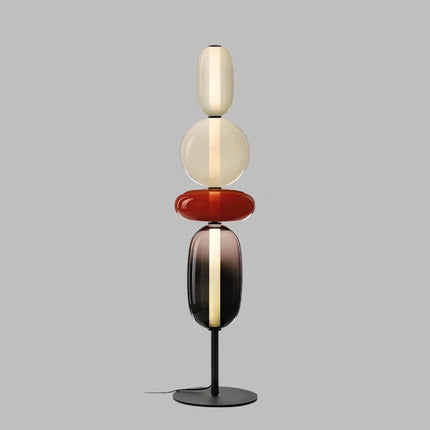 ChromaLuxe - Designer Vloerlamp met Kleuraccenten voor een Sprankelende Sfeer