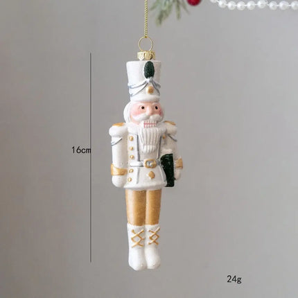 CharmingSnow Kerstdecoratie – Betoverende Keramische Kersthangdecoratie