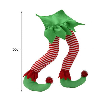 Elfie Legs – Betoverende Pluche Decoratie voor Feestdagen