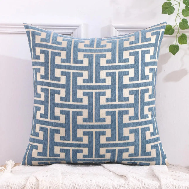 Serenité Luxe Kussenhoes - Gestreepte Kussenhoes voor een Warm Thuis
