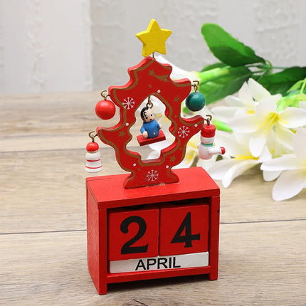 JoyfulCountdown Tree - Speelse Houten Kerstboom