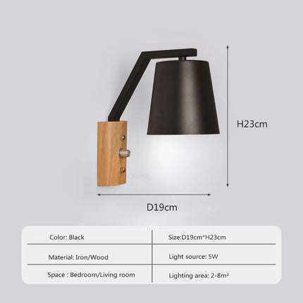 WoodGlow Light – LED Wandlamp voor Slaapkamer