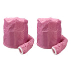 Twee stuks roze