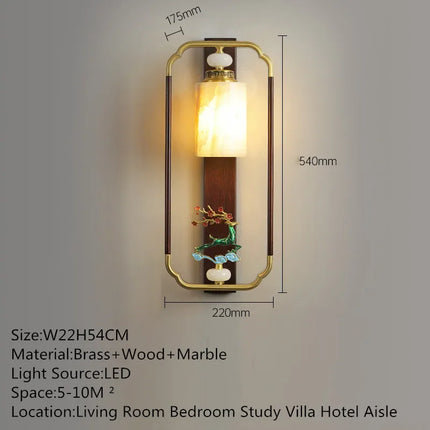 BrassGlow Wall Lamp - Elegante Messing Wandverlichting