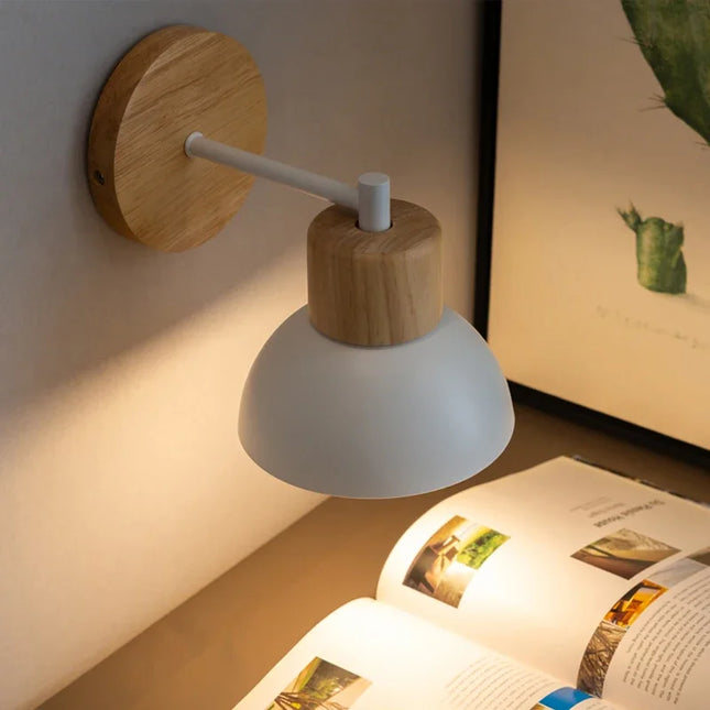 NordicWood - Trendy Houten LED Wandverlichting