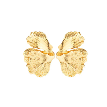 BlossomMetal Earrings – Elegante Bloemblaadjes in Metaal