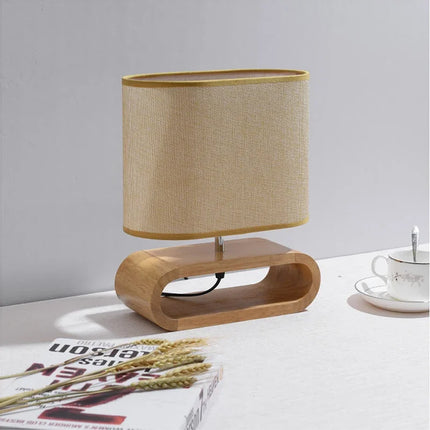 ZenWood – Elegante Japanse Bureau Lamp voor Sfeer
