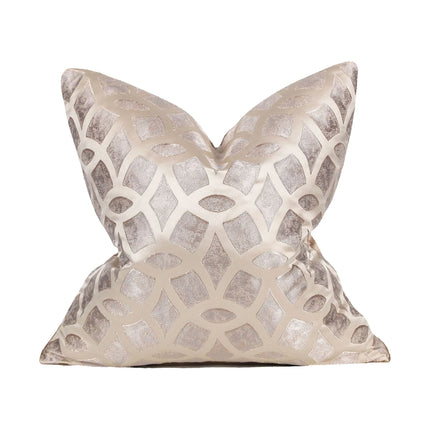 LuminaRest Kussenhoes - Luxueuze Kussenhoes met Abstract Design voor Moderne Interieurs