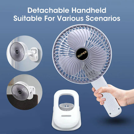 BreezeWave 4-in-1 Ventilator - Krachtige Koeling voor Elke Situatie
