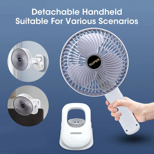 BreezeWave 4-in-1 Ventilator - Krachtige Koeling voor Elke Situatie