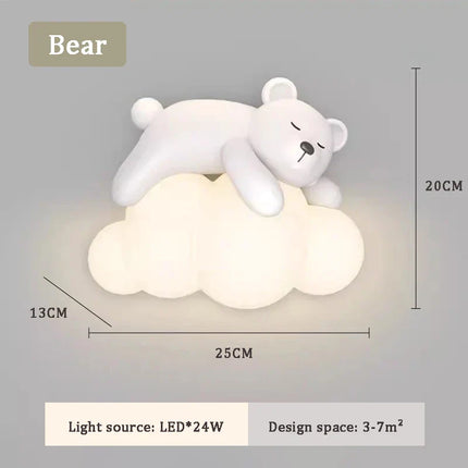 PandaGlow Lamp - Liefelijke LED Wandverlichting voor Kinderen