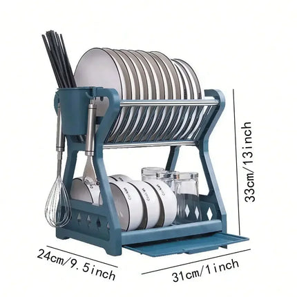 RackMaster - Elegante Opvouwbare Afdruiprek voor de Keuken
